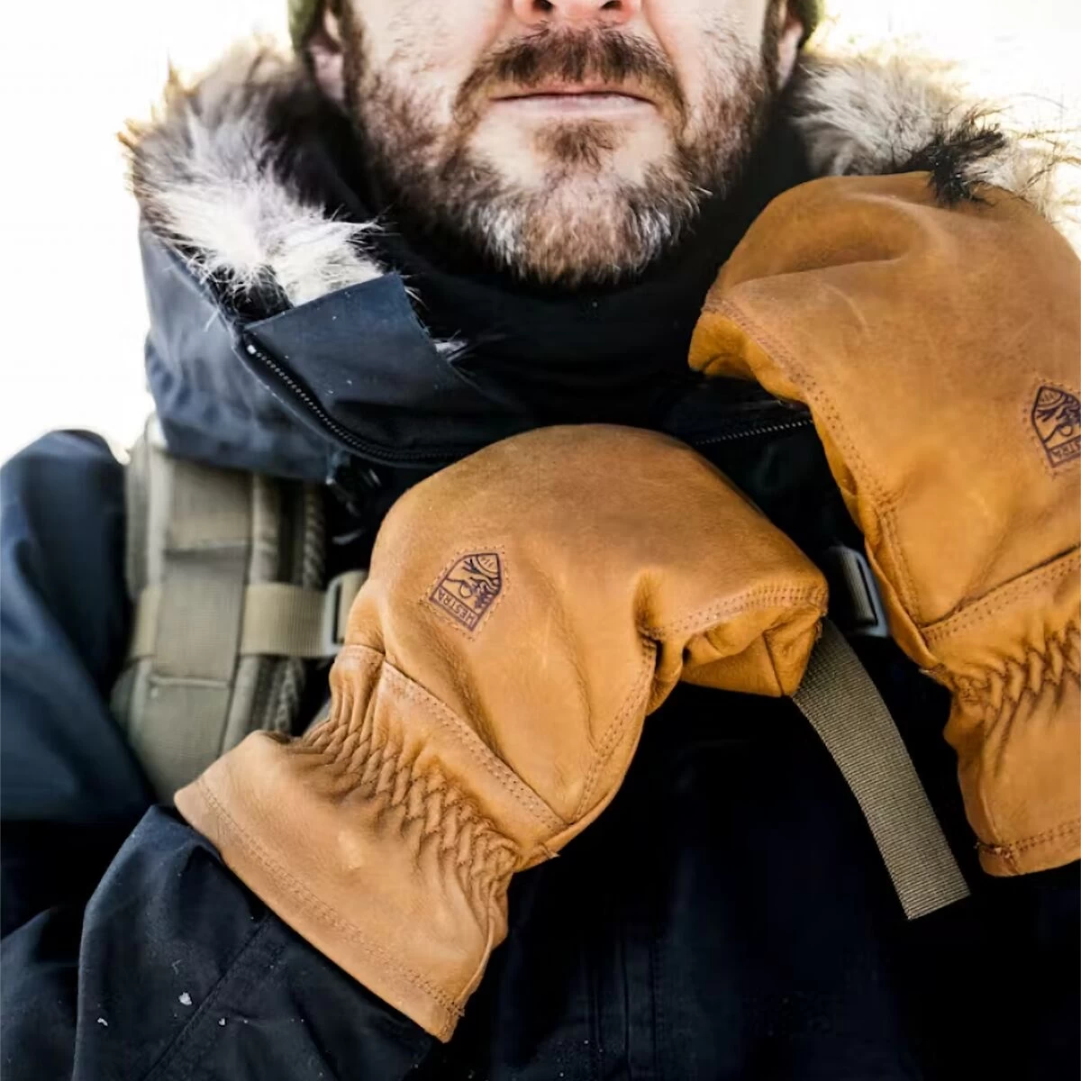 Hestra Senja Wool Terry Mitten 4 Hestra Senja Wool Terry Mitten - Image 4