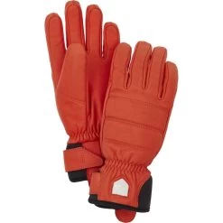 Hestra Alpine Leather Primaloft 5-Finger Gloves 8 Hestra Alpine Leather Primaloft 5-Finger Gloves -Hestra Home Sales Store hestra alpine leather primaloft 5 finger gloves 155