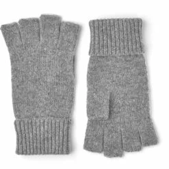 Hestra Unisex Basic Wool Half Finger Knitted Gloves