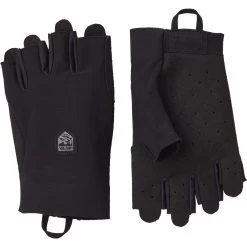 Hestra Ventair Short - 5 Finger Bike Gloves - Black